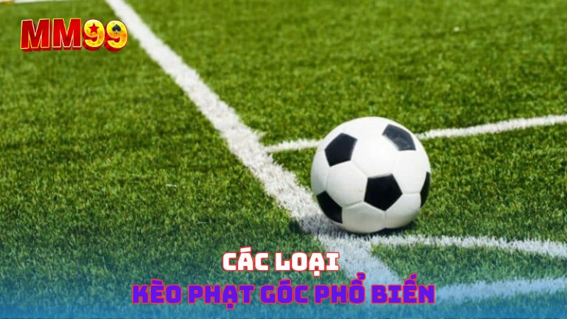 Các loại kèo phạt góc phổ biến